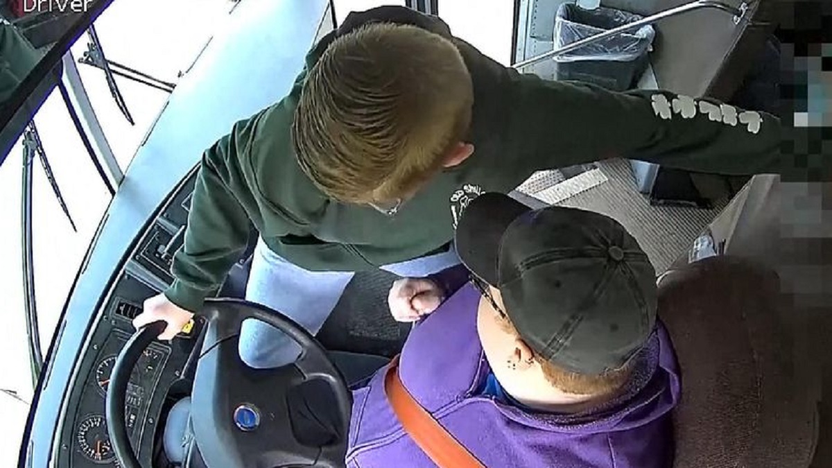 Michigan School Bus Driver Passes Out