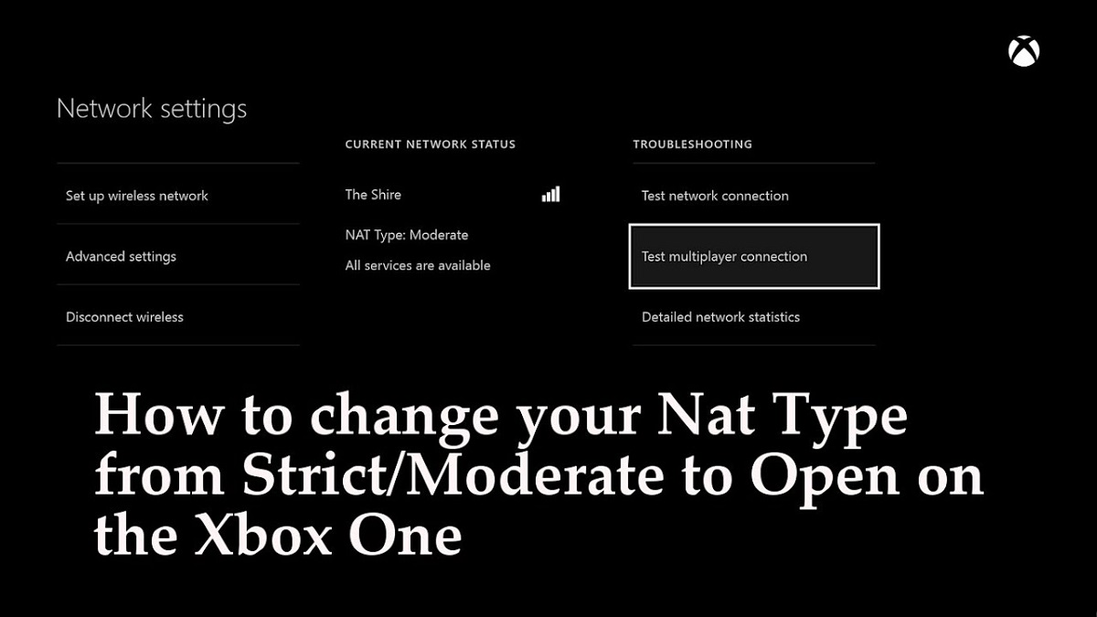 NAT Type on Xbox