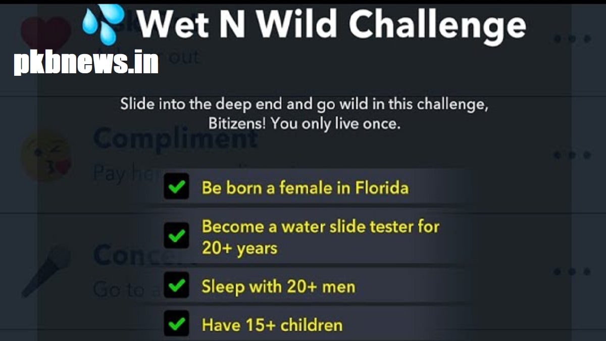 Wet N Wild Challenge Bitlife